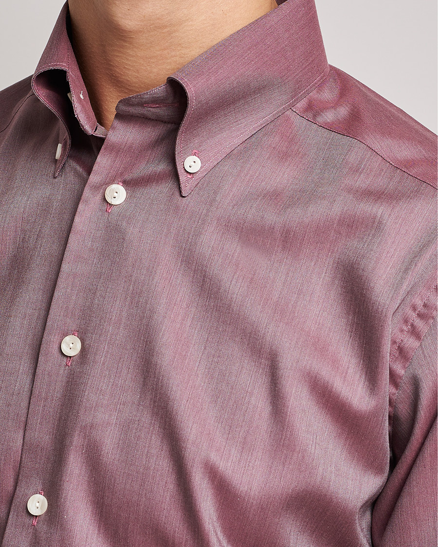 Uomini | Camicie | Eton | Wrinkle Free Button Down Oxford Shirt Red