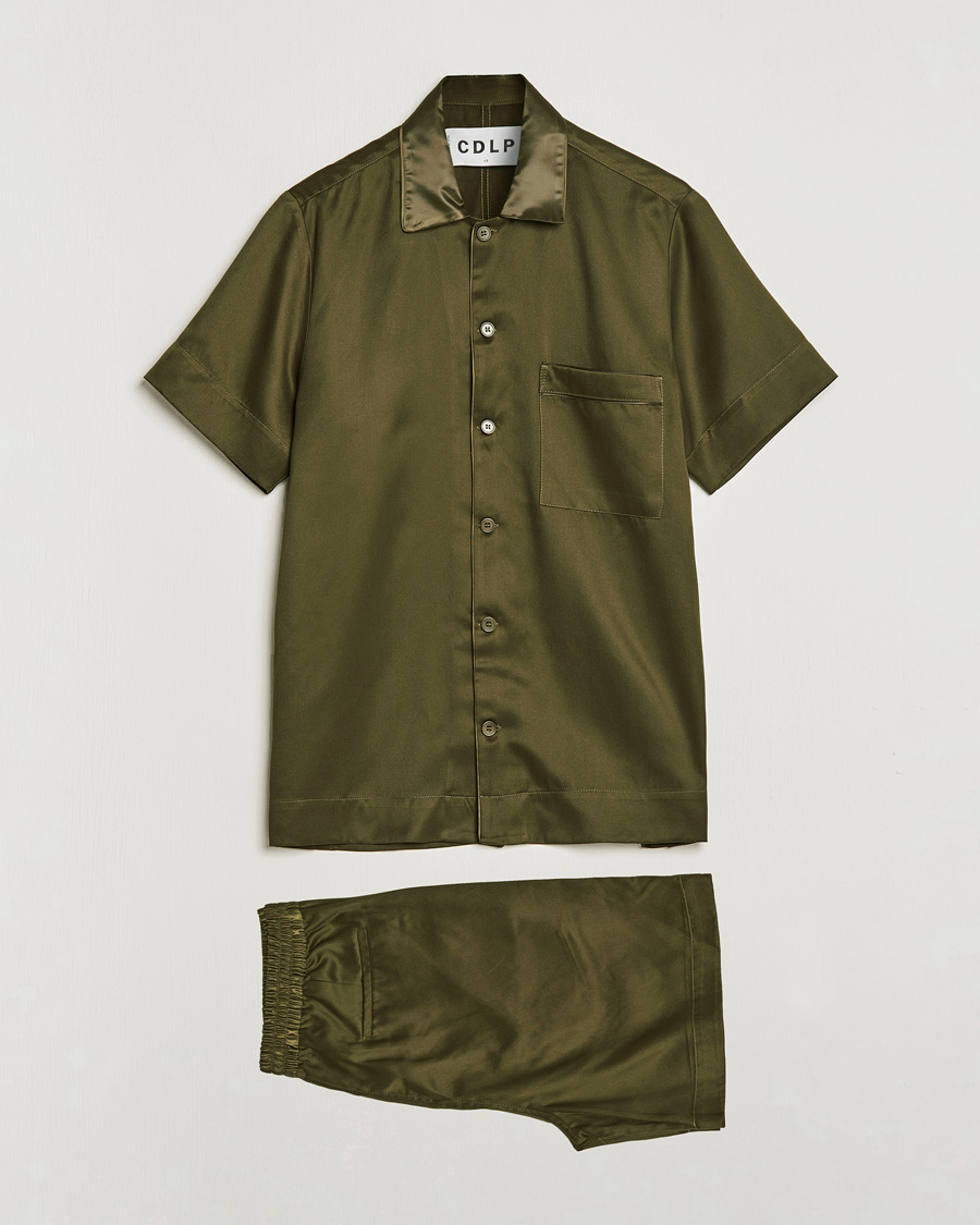 Uomini | CDLP Short Sleeve Lounge Set Olive | CDLP | Short Sleeve Lounge Set Olive
