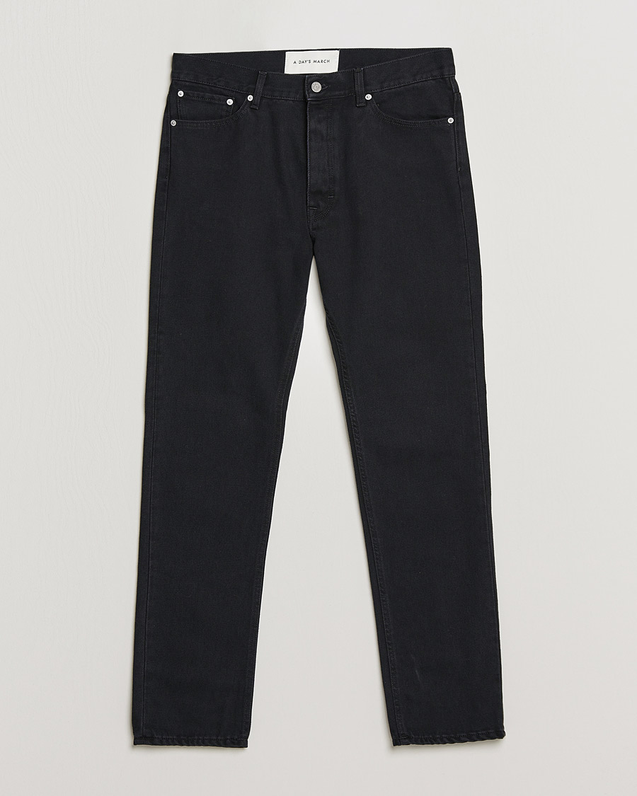 Uomini | Jeans | A Day's March | Denim No.2 Used Black
