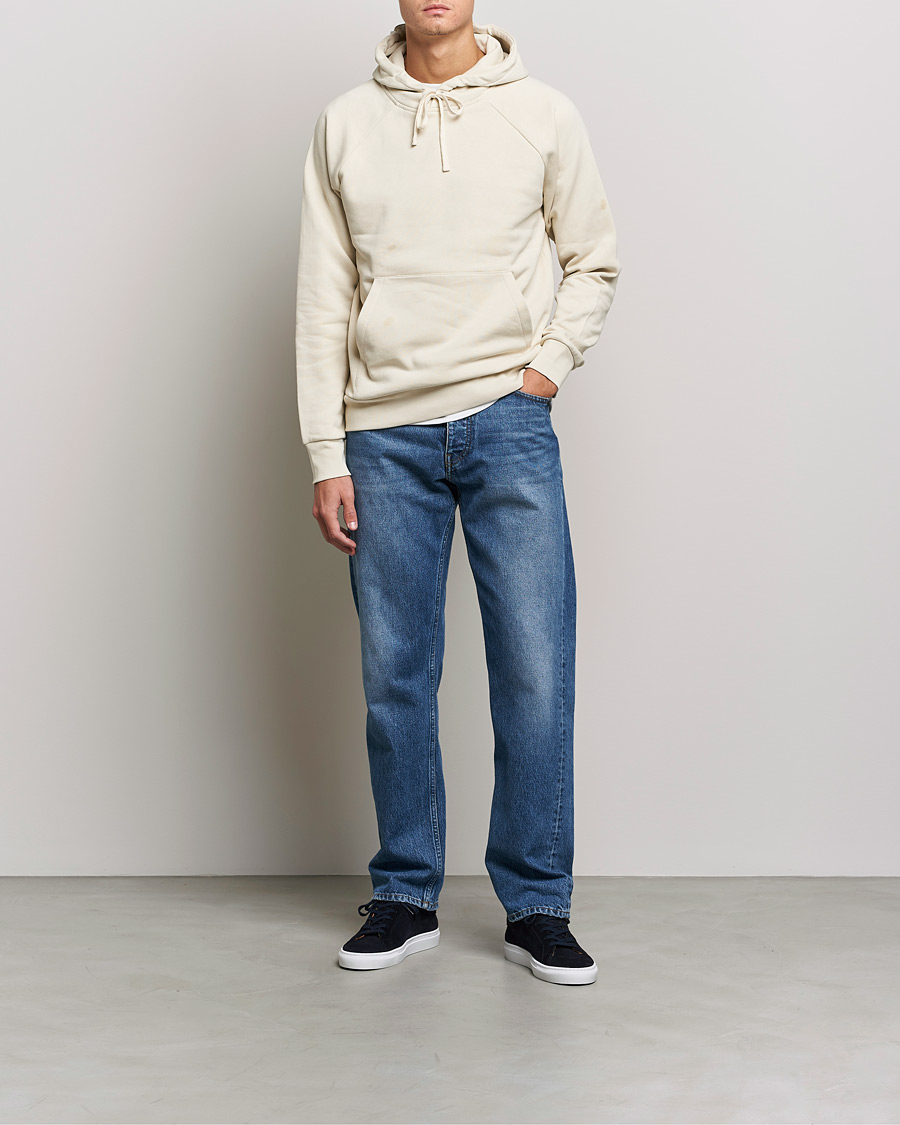 Uomini | Maglieria | A Day's March | Lafayette Organic Cotton Hoodie Sand