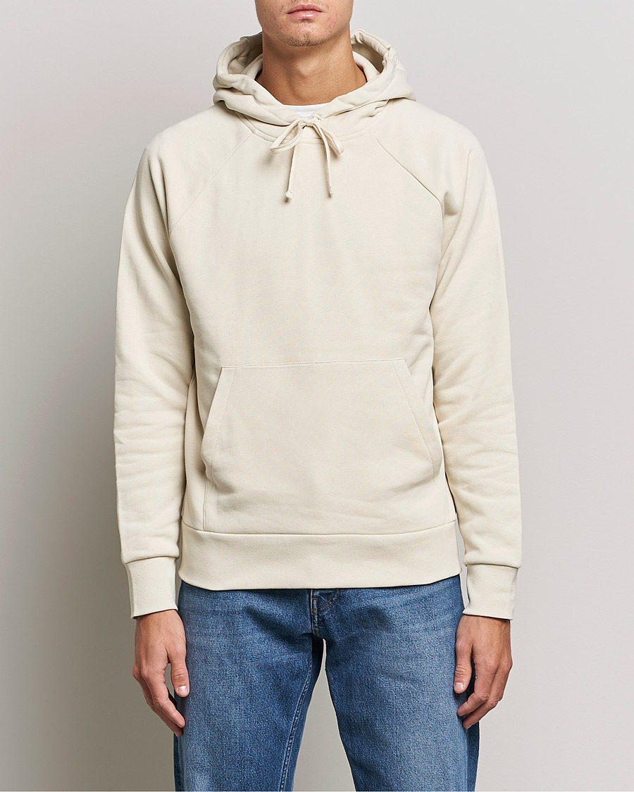 Uomini | Maglieria | A Day's March | Lafayette Organic Cotton Hoodie Sand