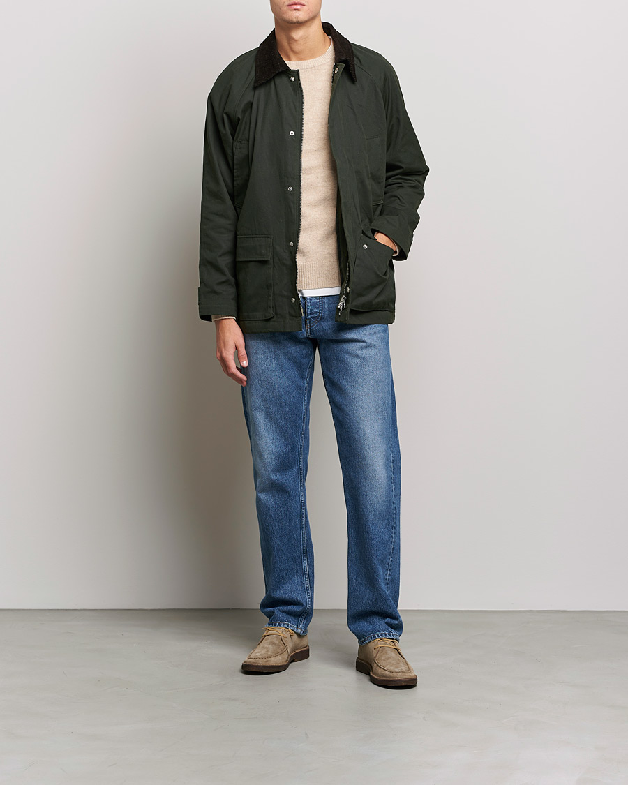 Uomini | Giacche | A Day's March | Stour Waxed Jacket Olive