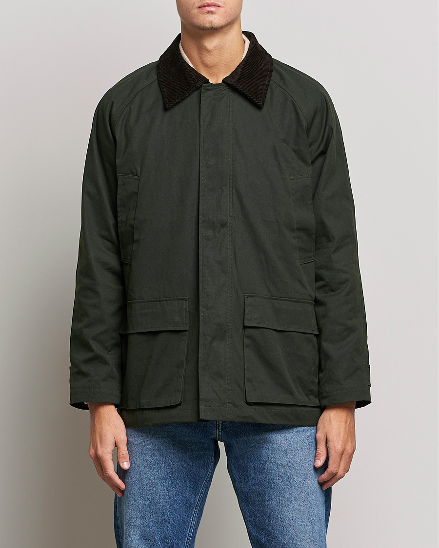 Uomini | Giacche | A Day's March | Stour Waxed Jacket Olive