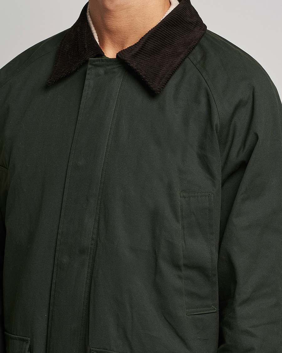 Uomini | Giacche | A Day's March | Stour Waxed Jacket Olive