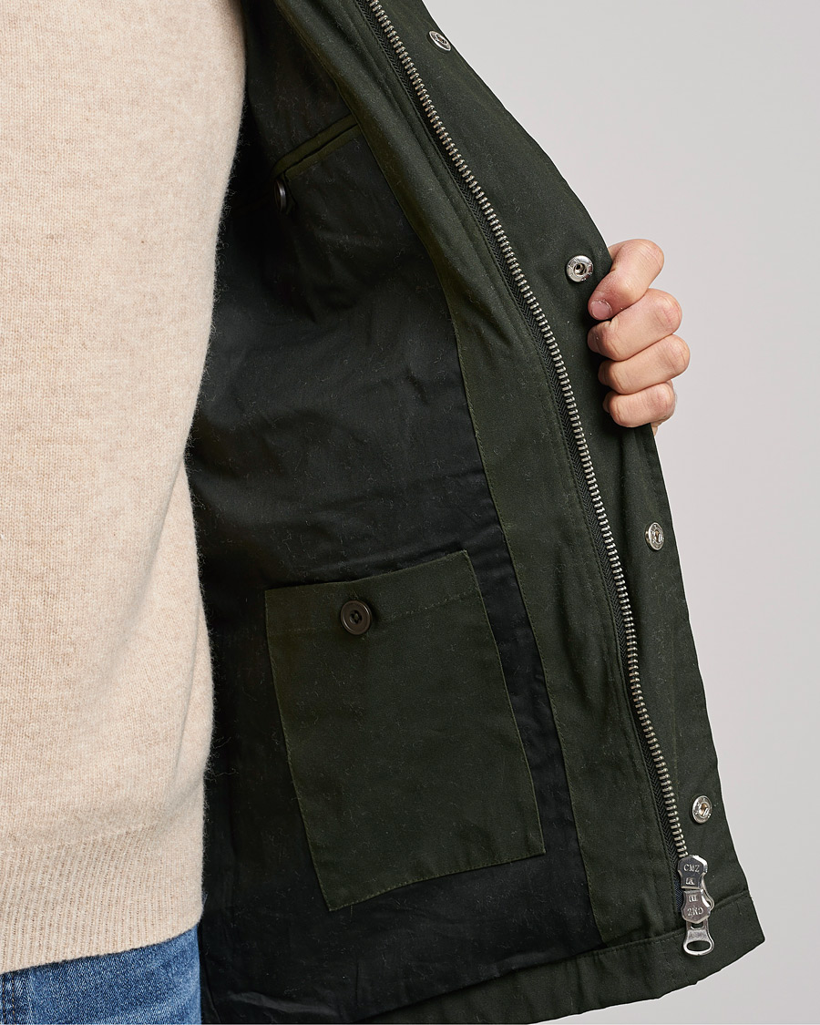 Uomini | Giacche | A Day's March | Stour Waxed Jacket Olive