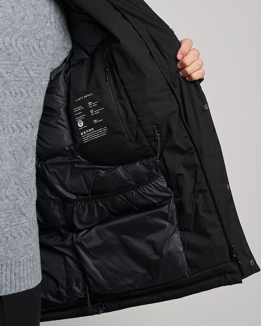Uomini | Giacche | A Day's March | Caraz Puffer Parka Black