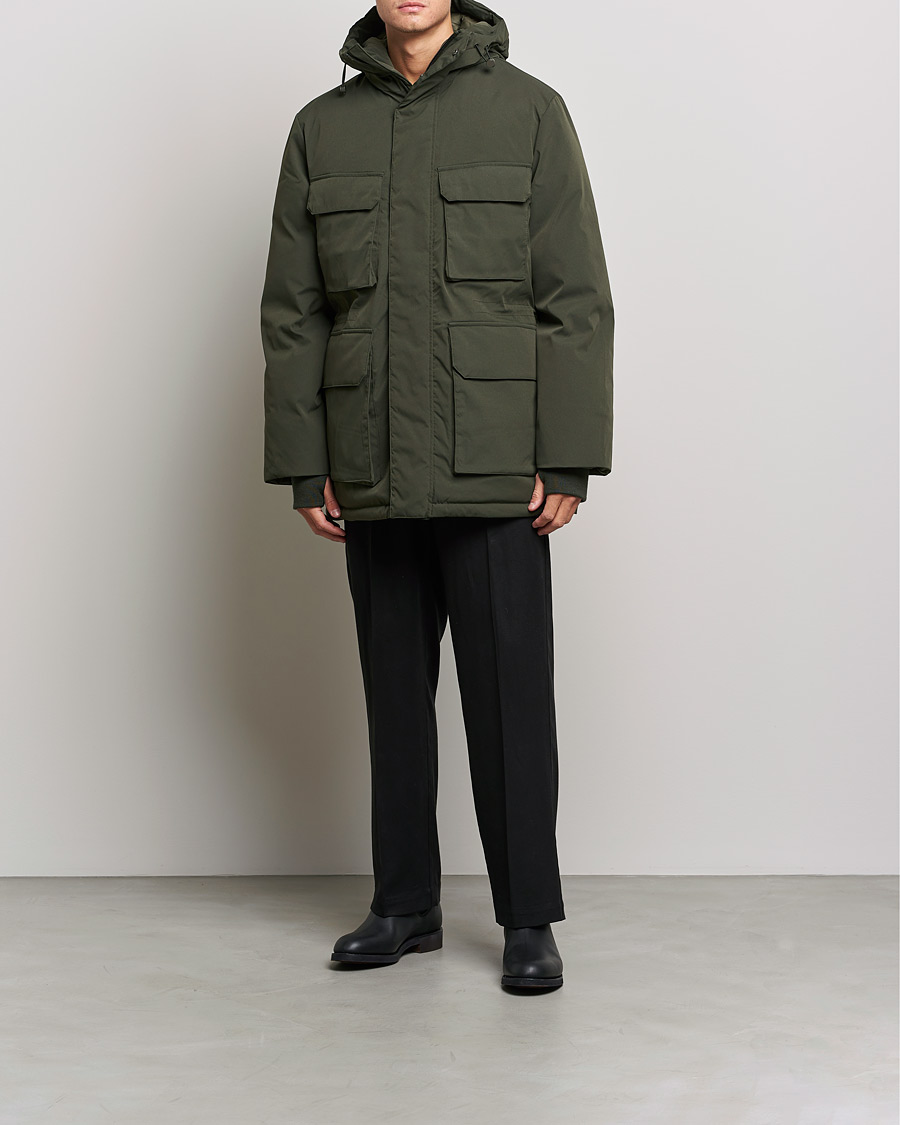 Uomini | Giacche | A Day's March | Caraz Puffer Parka Olive