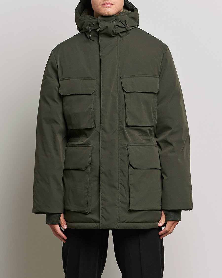 Uomini | Giacche | A Day's March | Caraz Puffer Parka Olive