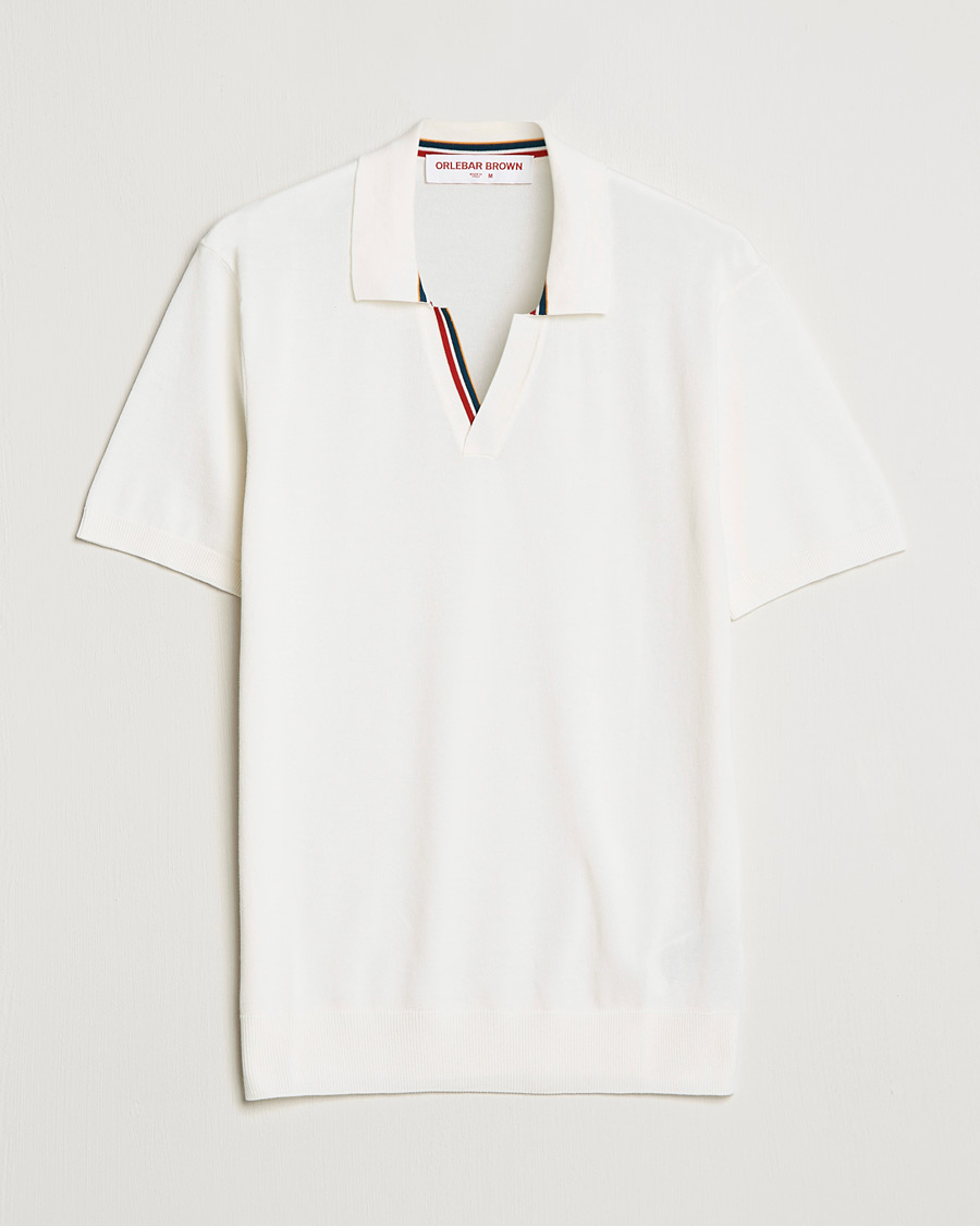 Uomini | Polo | Orlebar Brown | Horton OB Tipping Organic Cotton Polo Cloud