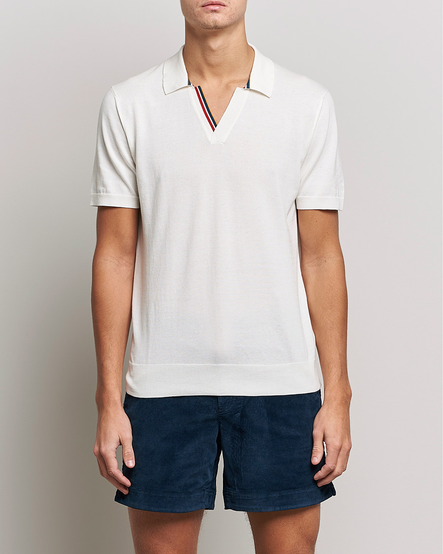 Uomini | Polo | Orlebar Brown | Horton OB Tipping Organic Cotton Polo Cloud