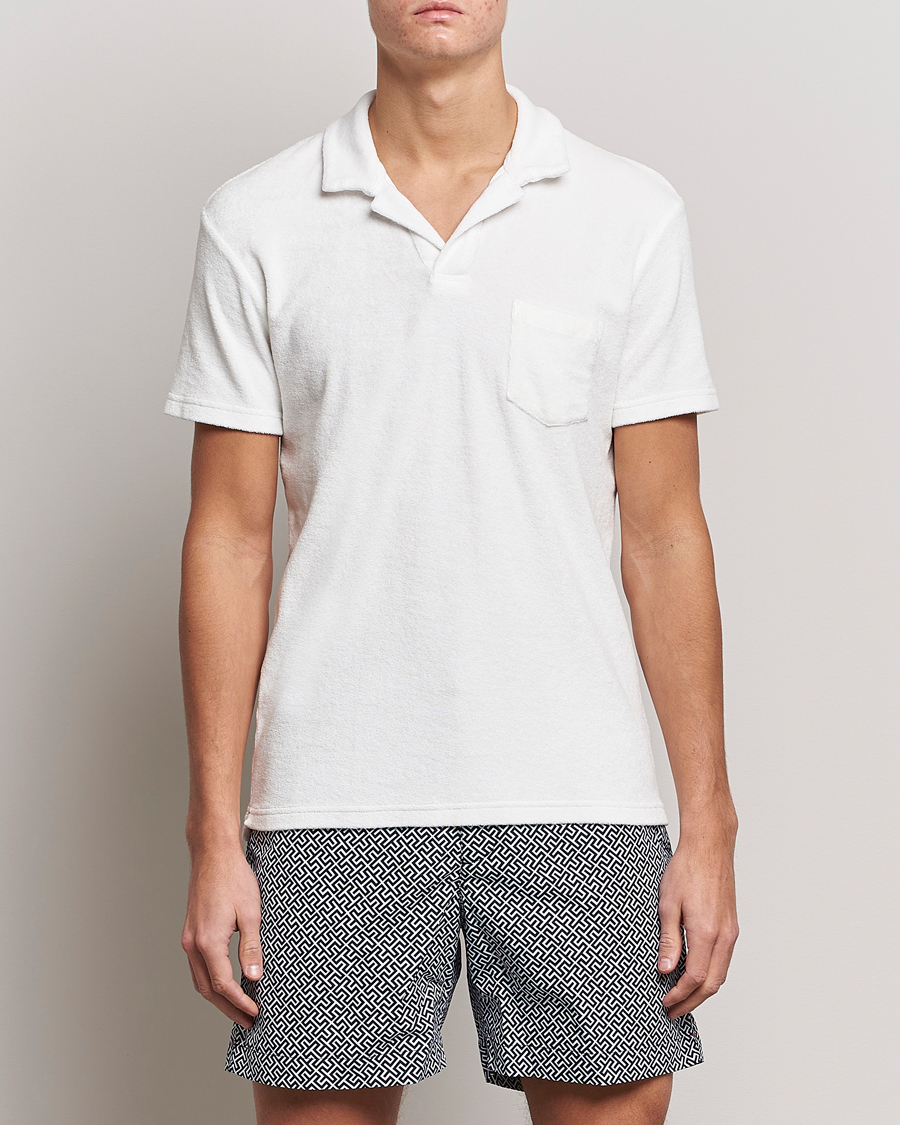 Uomini | Polo | Orlebar Brown | Terry Polo Sea Mist