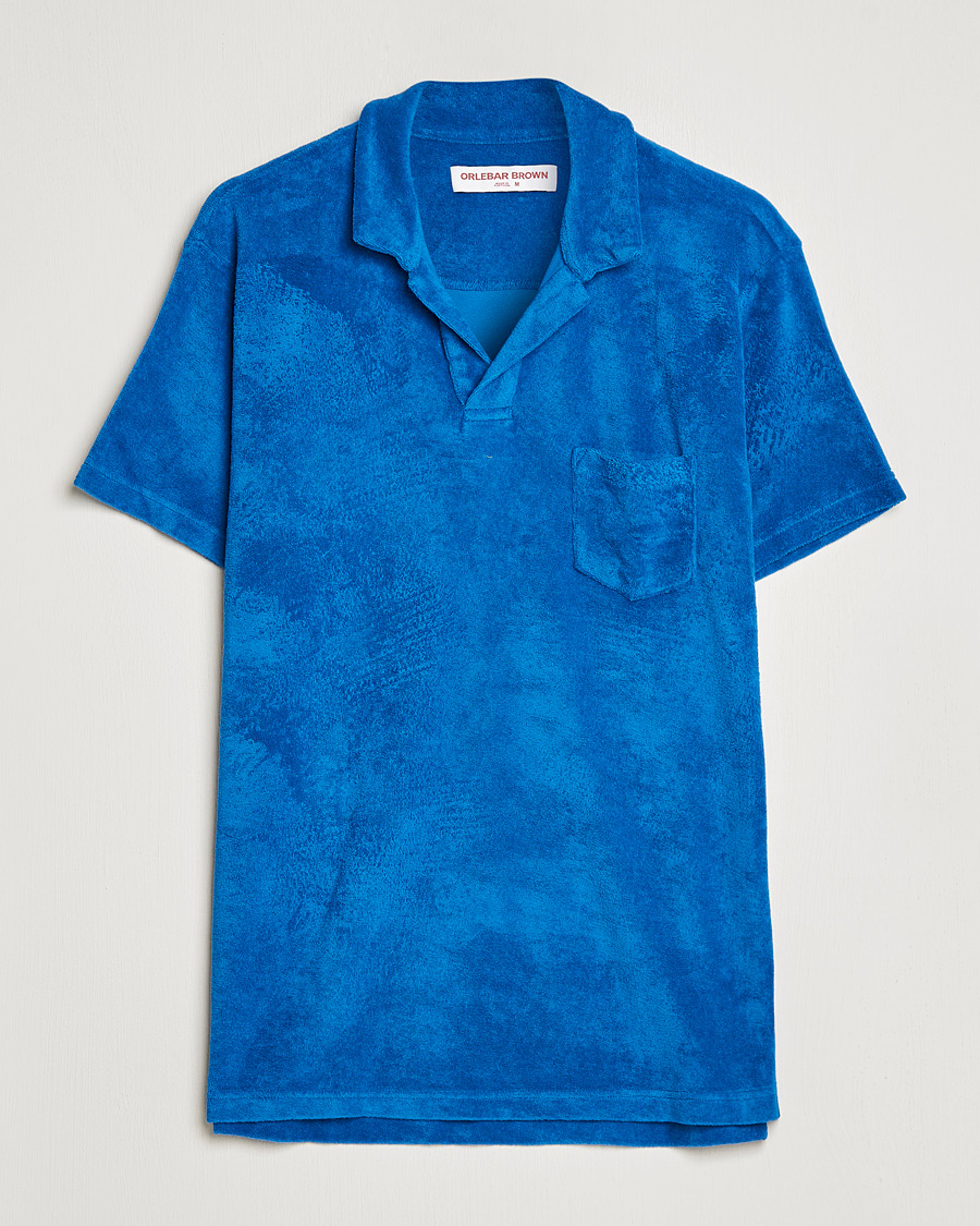Uomini | Polo | Orlebar Brown | Terry Polo Signal Blue