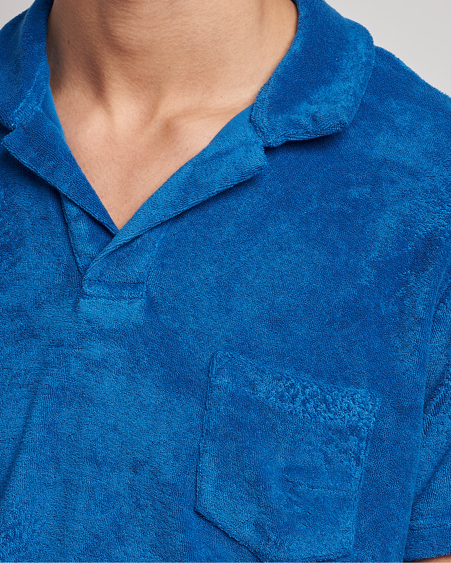 Uomini | Polo | Orlebar Brown | Terry Polo Signal Blue