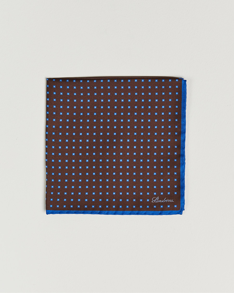 Uomini | Fazzoletti da taschino | Stenströms | Silk Handkerchief Wine