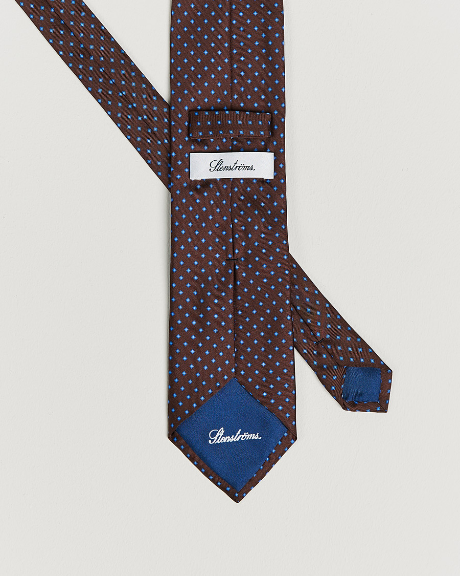 Uomini | Cravatte | Stenströms | Silk Tie Wine