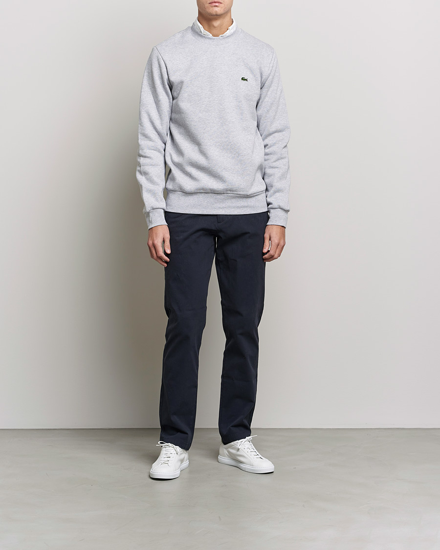 Uomini | Maglieria | Lacoste | Crew Neck Sweatshirt Silver Chine