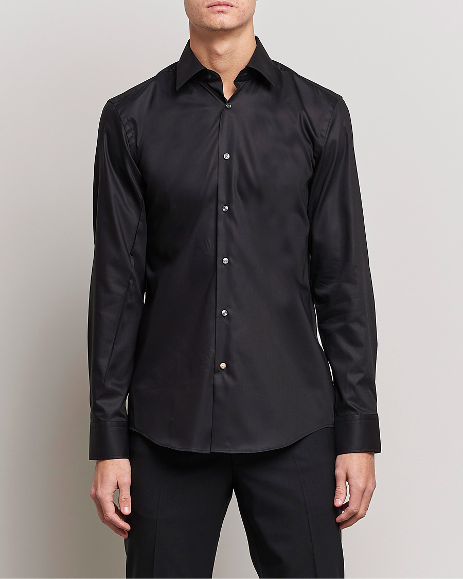 Uomini | Camicie | BOSS BLACK | Hank Slim Fit Shirt Black