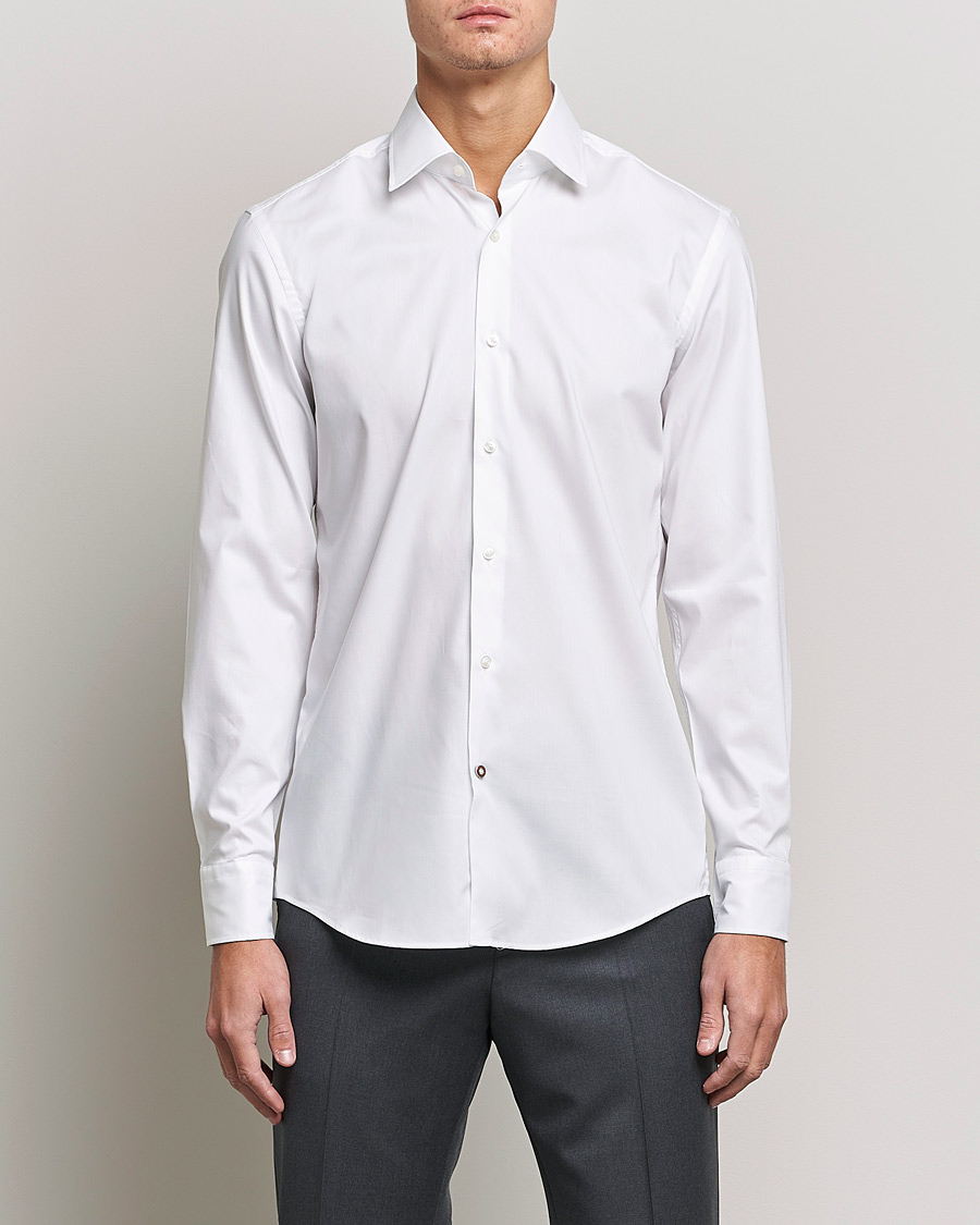 Uomini | Camicie | BOSS BLACK | Hank Slim Fit Shirt White