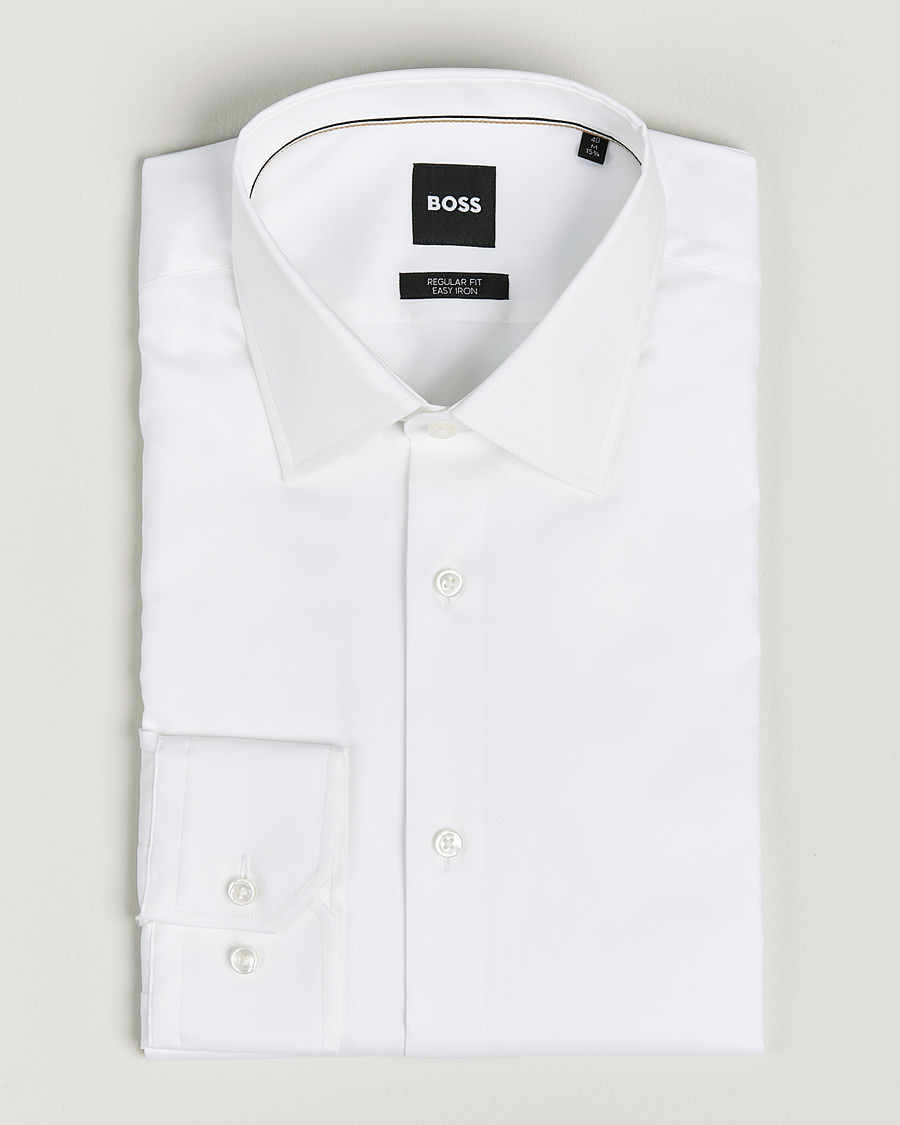 Uomini | Camicie | BOSS BLACK | Joe Regular Fit Shirt White