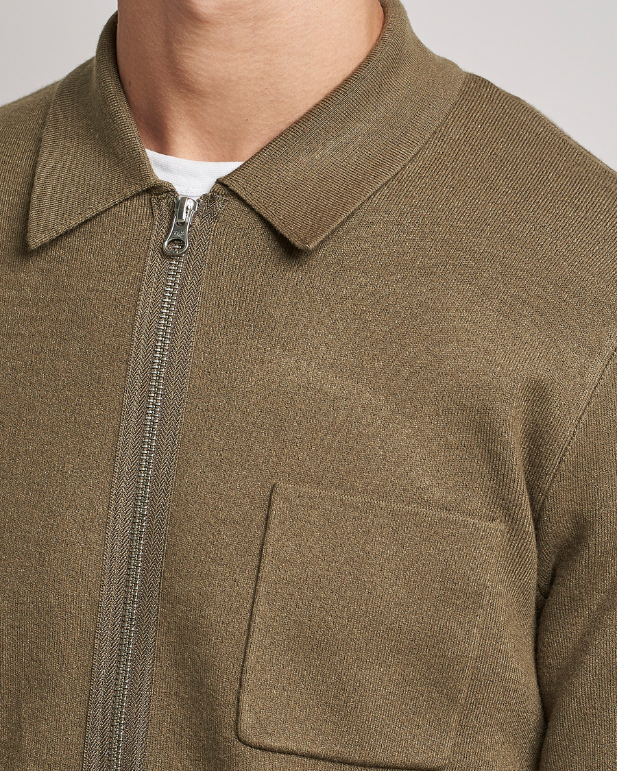 Uomini | Maglieria | Samsøe Samsøe | Samsøe & Samsøe Guna Full Zip Stone Grey