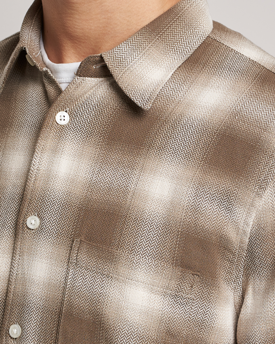 Uomini | Camicie | Samsøe Samsøe | Samsøe & Samsøe Liam Organic Cotton Shirt Stone Gray