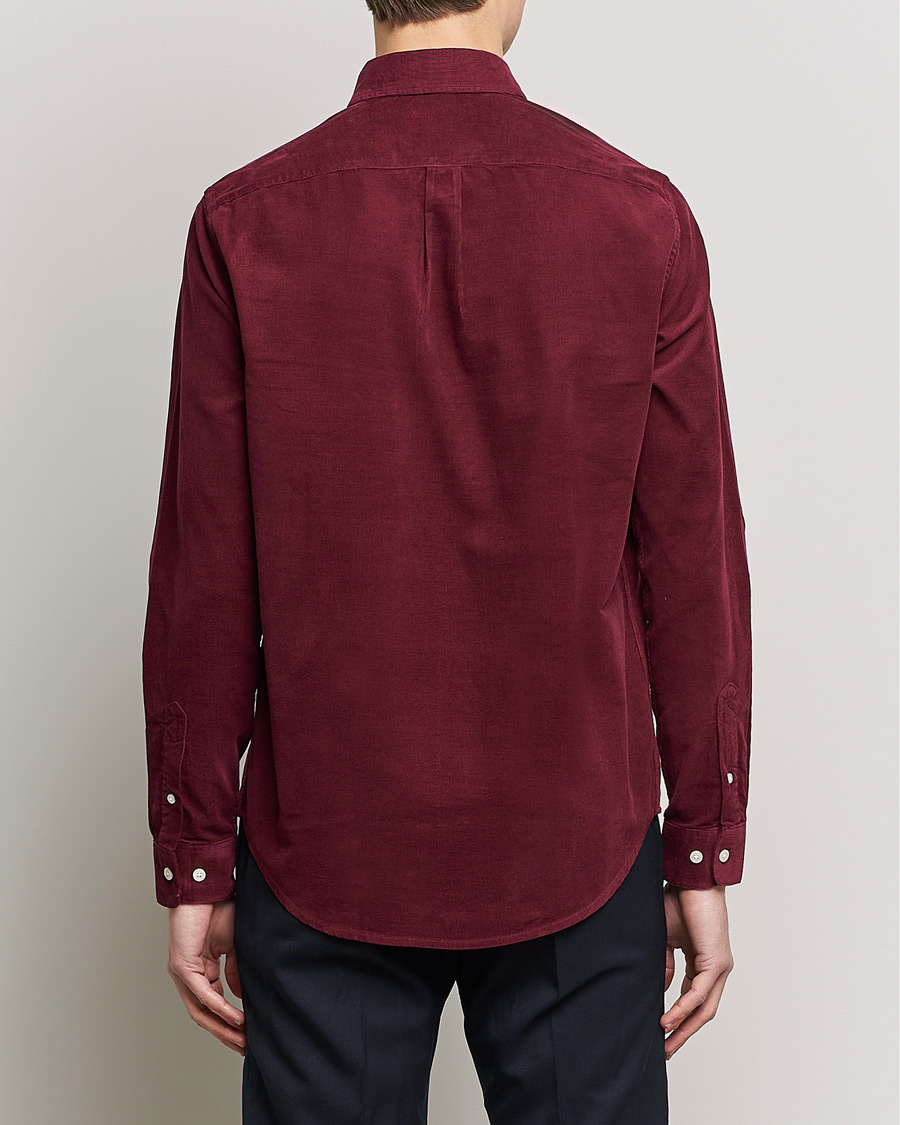 Uomini | Camicie | Samsøe Samsøe | Samsøe & Samsøe Liam Organic Cotton Corduroy Shirt Windsor Wine