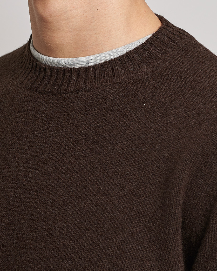 Uomini | Maglieria | Samsøe Samsøe | Samsøe & Samsøe Sylli Wool Crew Neck Mole