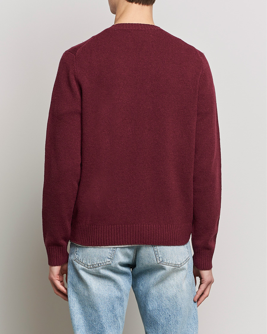 Uomini | Maglieria | Samsøe Samsøe | Samsøe & Samsøe Sylli Wool Crew Neck Windsor Wine