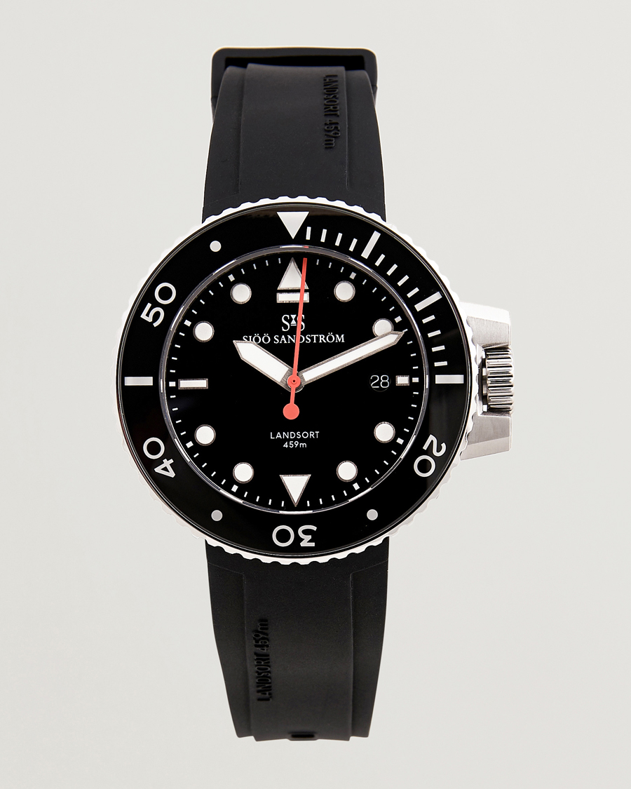 Uomini | Scatole per orologi | Sjöö Sandström | Landsort 459m Black
