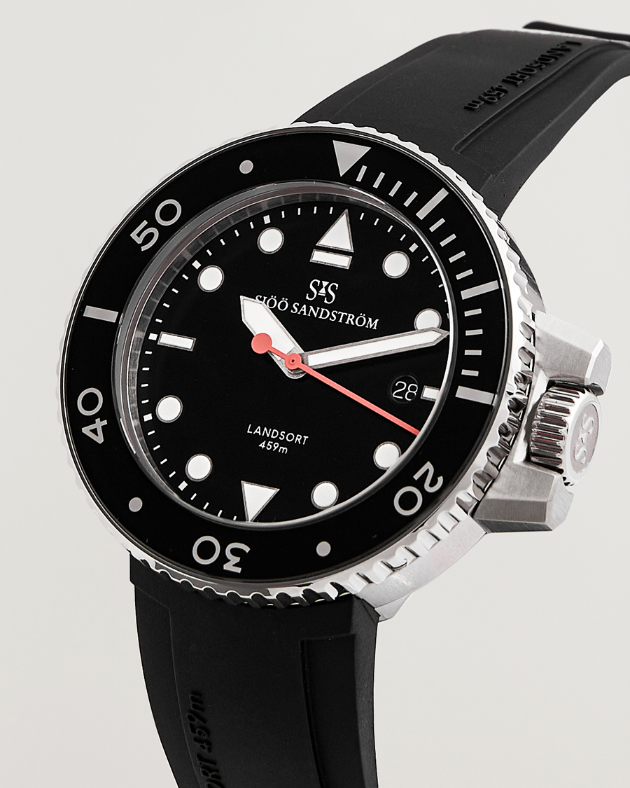 Uomini | Scatole per orologi | Sjöö Sandström | Landsort 459m Black