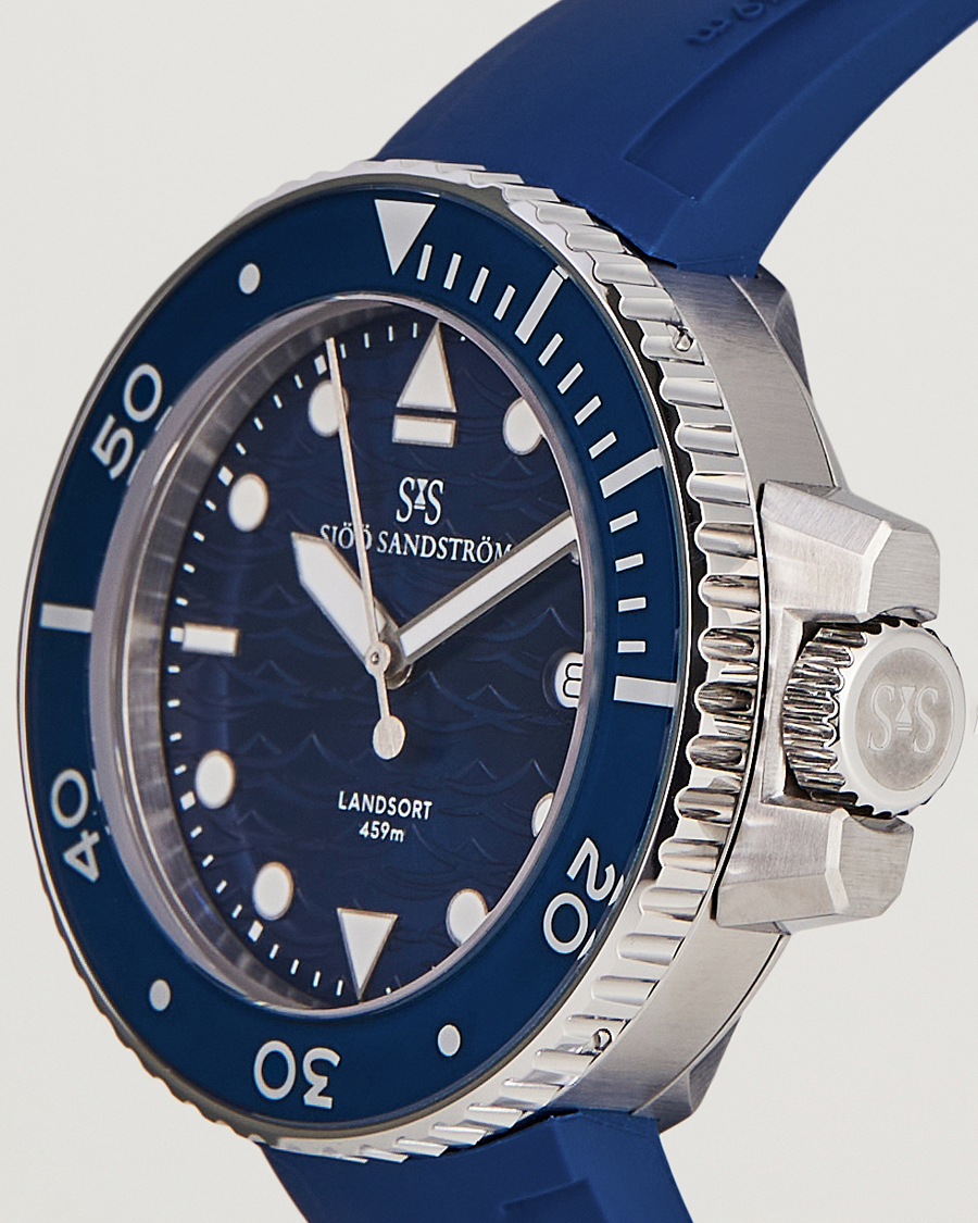 Uomini | Scatole per orologi | Sjöö Sandström | Landsort 459m Blue