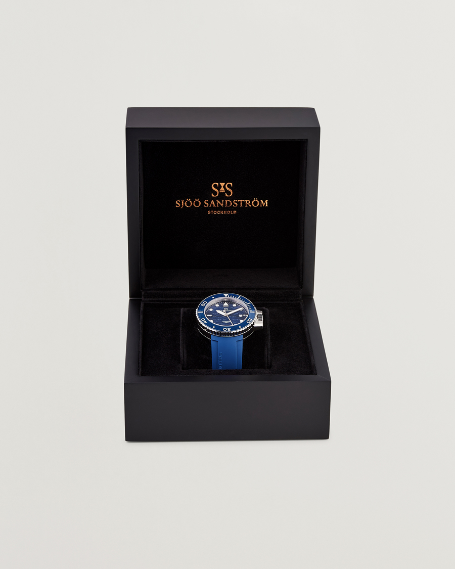 Uomini | Scatole per orologi | Sjöö Sandström | Landsort 459m Blue