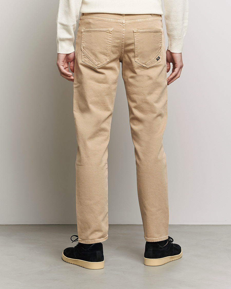 Uomini | Pantaloni | Incotex | Bull Denim 5-Pocket Pants Beige