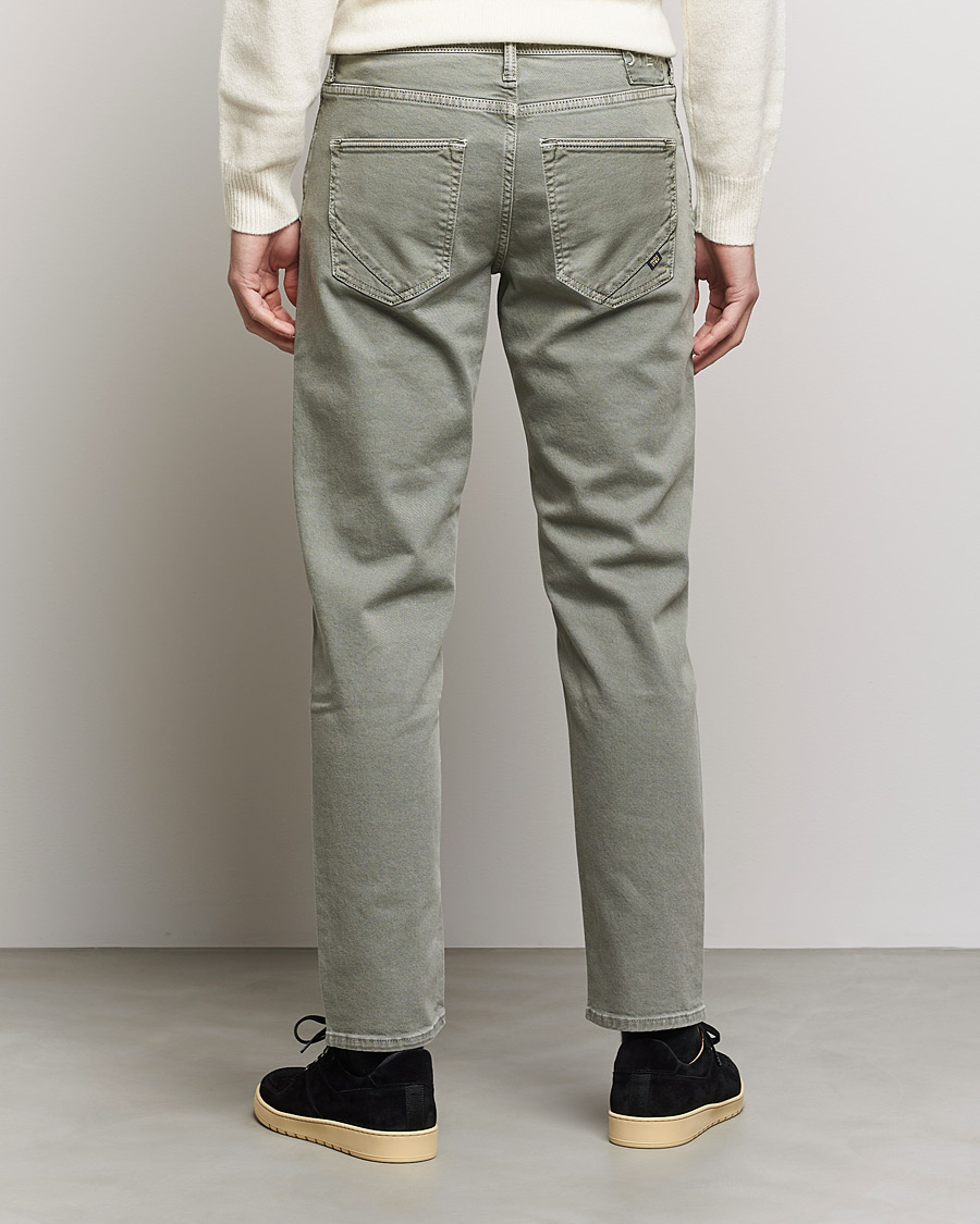 Uomini | Pantaloni | Incotex | Bull Denim 5-Pocket Pants Green
