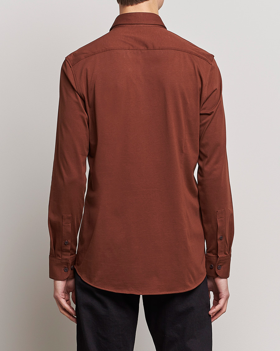 Uomini | Camicie | BOSS BLACK | Hank 4-Way Stretch Shirt Medium Brown