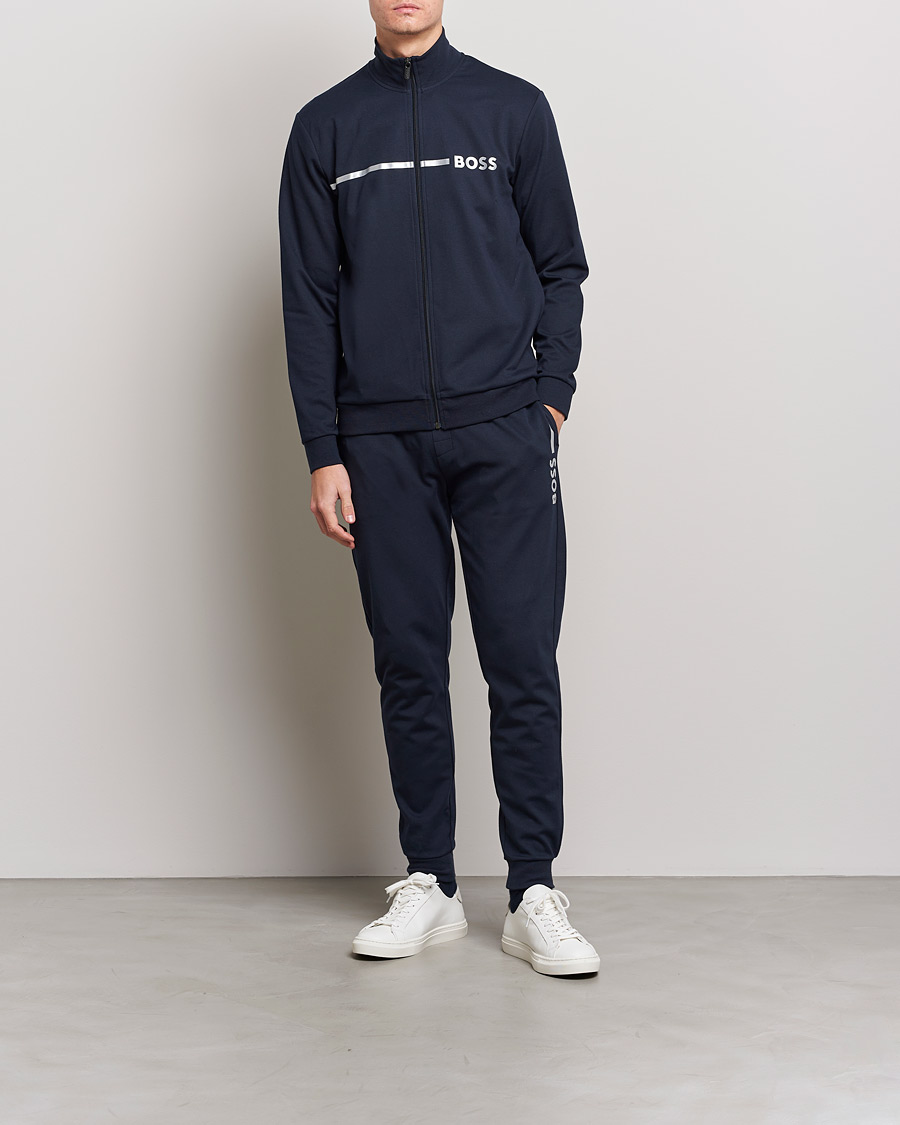 Uomini | Pantaloni | BOSS BLACK | Tracksuit Sweatpants Dark Blue