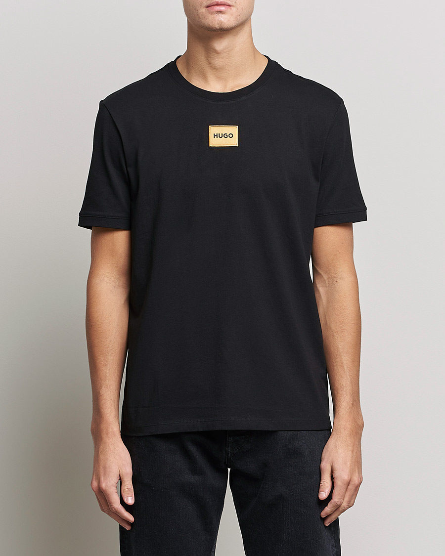 Uomini | T-shirt | HUGO | Diragolino Crew Neck T-Shirt Black