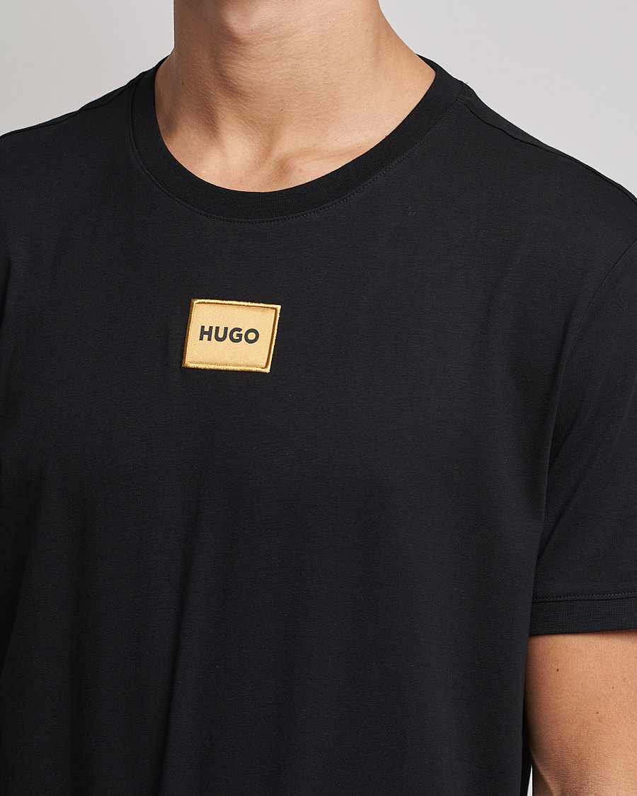 Uomini | T-shirt | HUGO | Diragolino Crew Neck T-Shirt Black