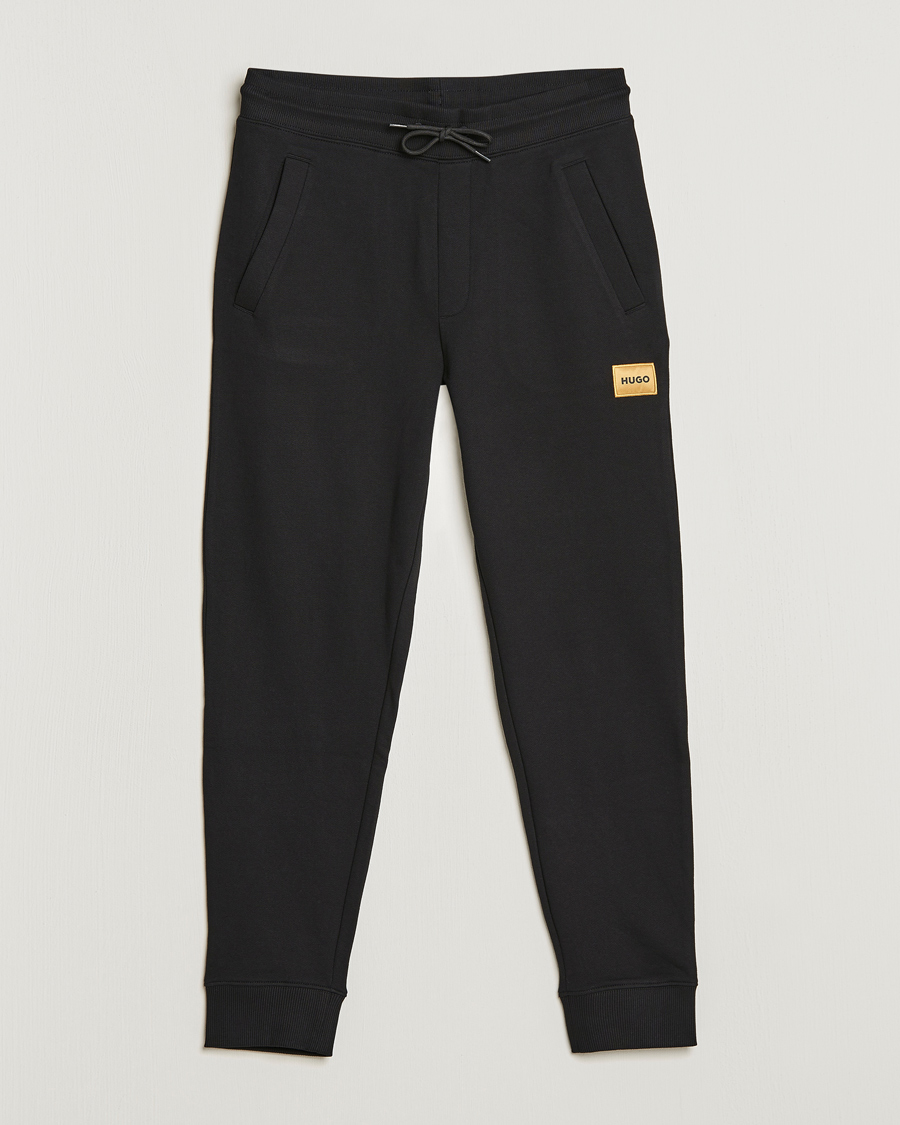 Uomini | Pantaloni | HUGO | Doak Logo Sweatpants Black