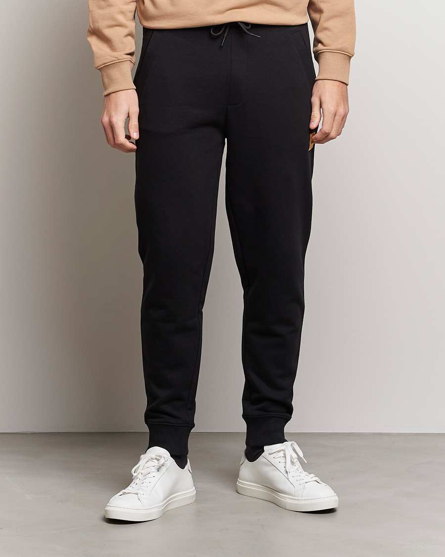 Uomini | Pantaloni | HUGO | Doak Logo Sweatpants Black