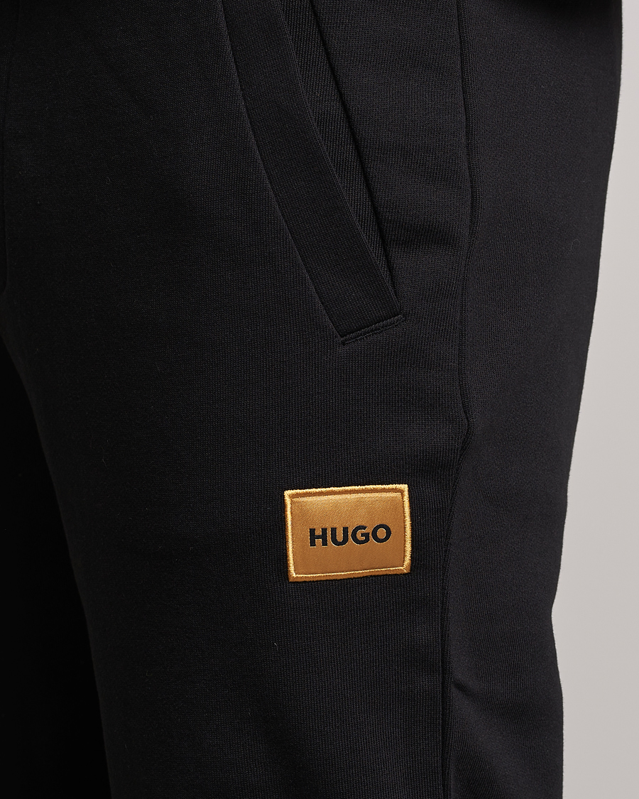 Uomini | Pantaloni | HUGO | Doak Logo Sweatpants Black