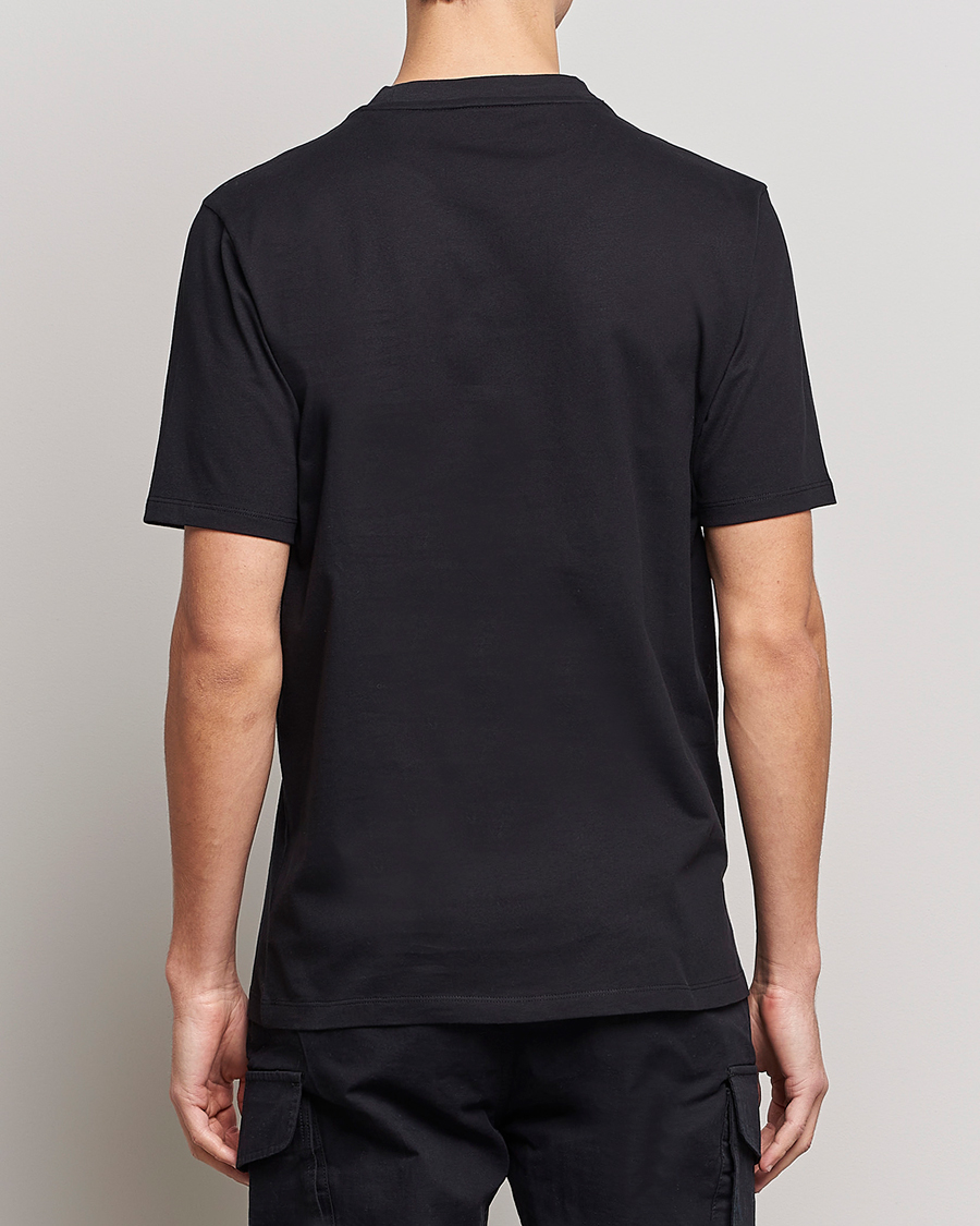 Uomini | T-shirt | HUGO | Daiman Logo Crew Neck T-Shirt Black