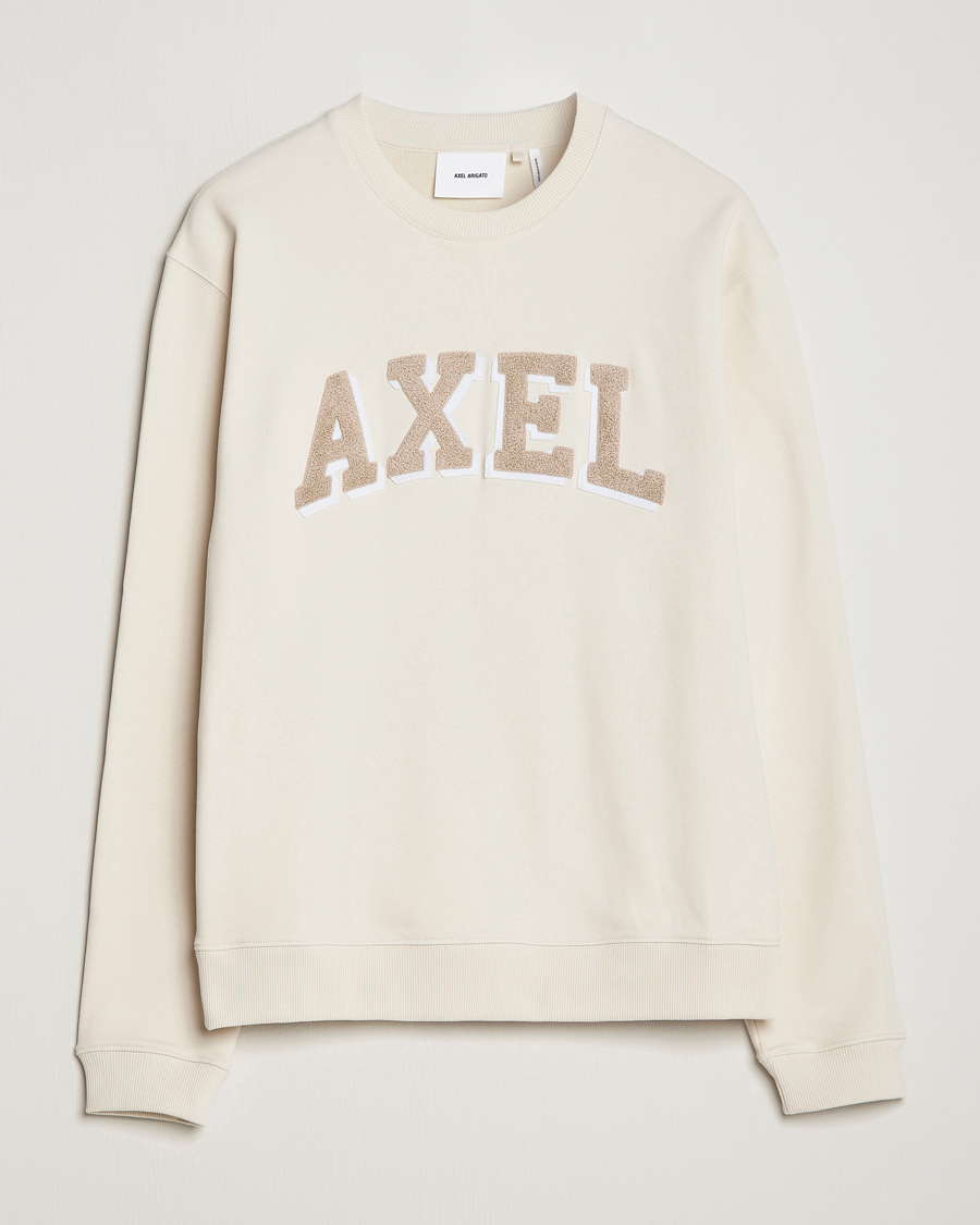 Uomini | Maglieria | Axel Arigato | Axel Arc Sweatshirt Pale Beige