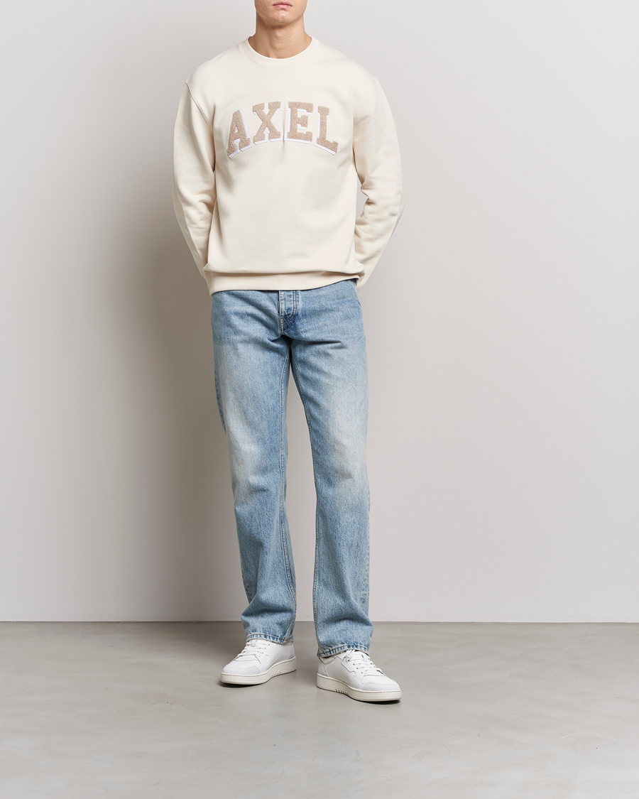 Uomini | Maglieria | Axel Arigato | Axel Arc Sweatshirt Pale Beige
