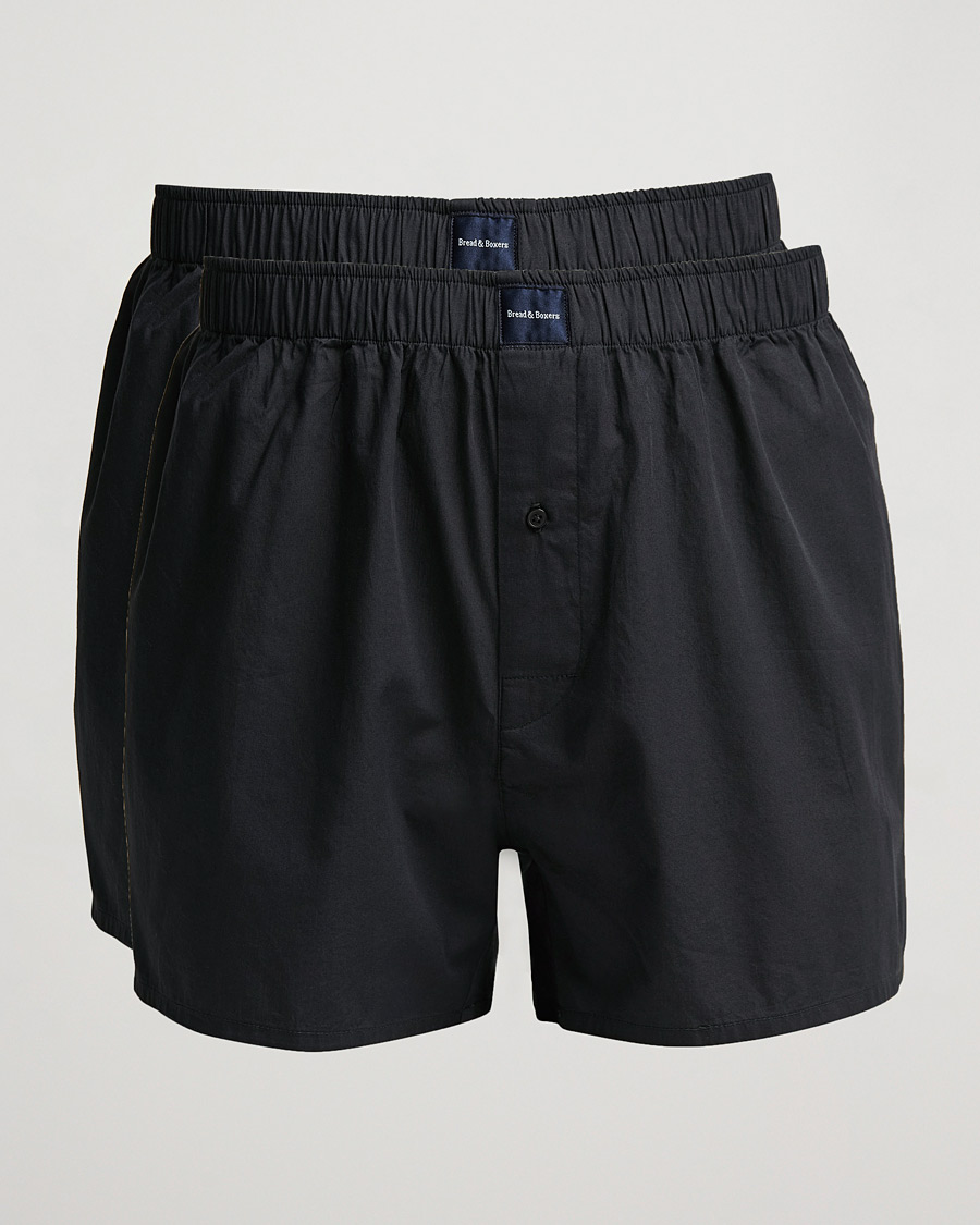 Uomini | Biancheria intima | Bread & Boxers | 2-Pack Boxer Shorts Dark Navy