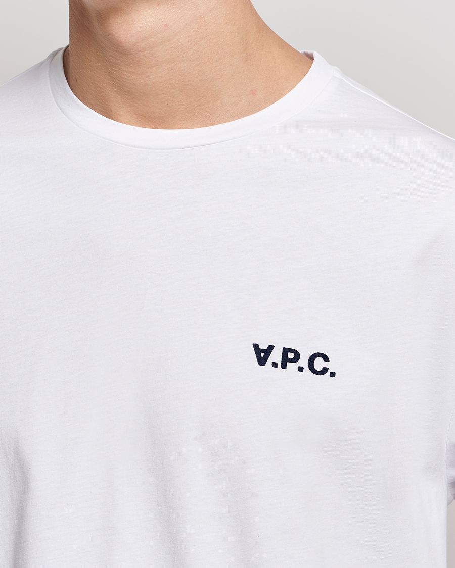 Uomini | T-shirt | A.P.C. | VPC Long Sleeve T-Shirt White
