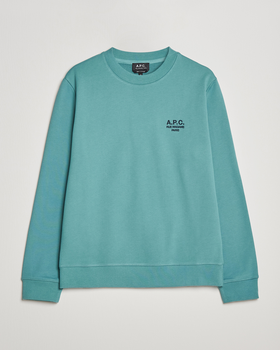 Uomini | Maglieria | A.P.C. | Rider Sweatshirt Green