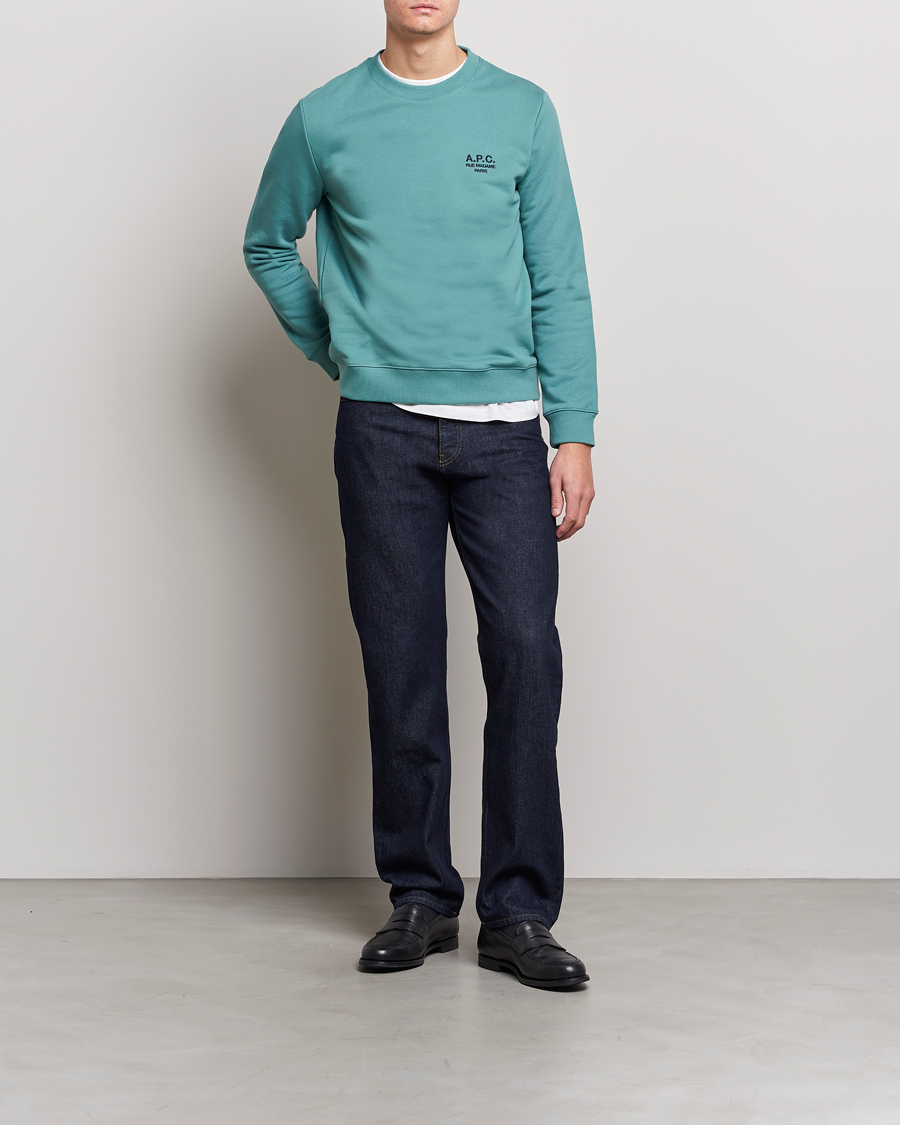 Uomini | Maglieria | A.P.C. | Rider Sweatshirt Green