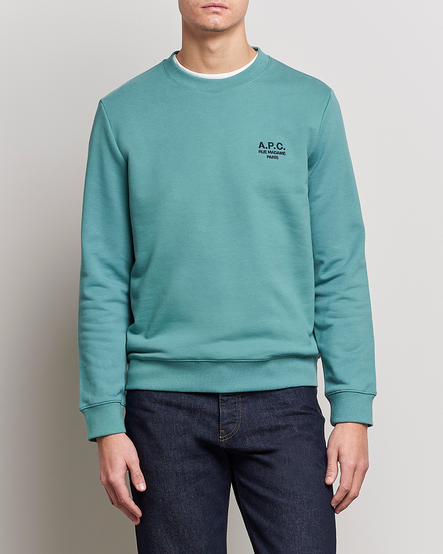 Uomini | Maglieria | A.P.C. | Rider Sweatshirt Green