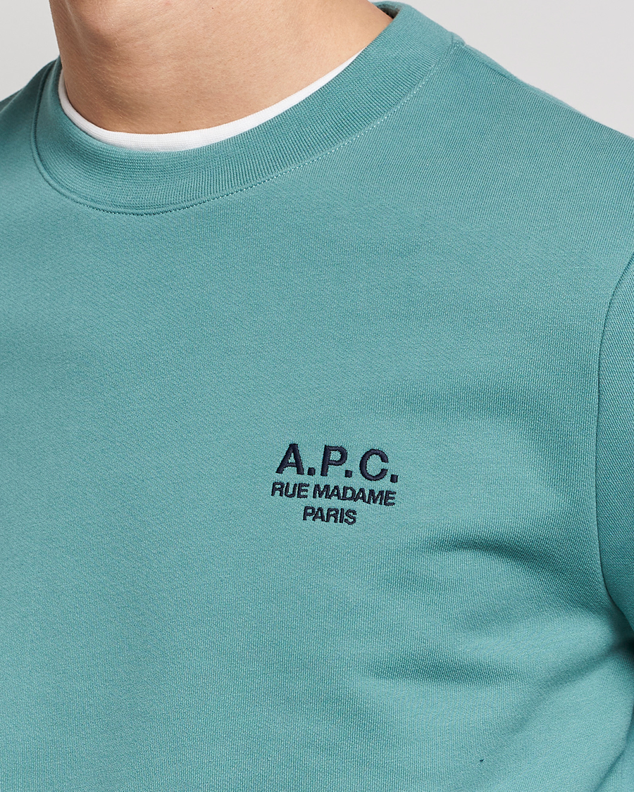 Uomini | Maglieria | A.P.C. | Rider Sweatshirt Green